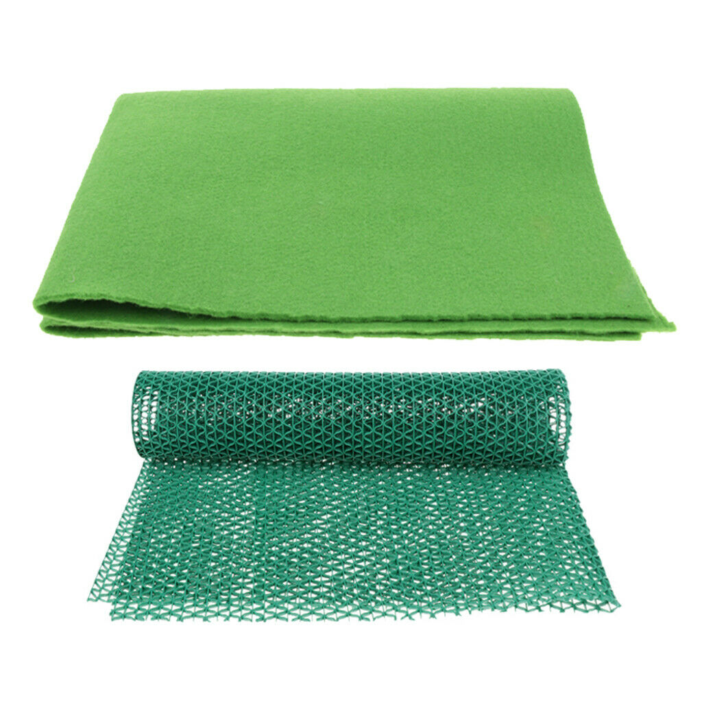 Set of 2 Reptiles Carpet Reptile Bedding Mat for Terrarium 100x50cm/60x40cm