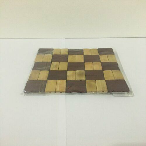 Ceylon Handcrafted Wooden Tiled Placemat Kitchen Dining Table Mat - 1 pcs