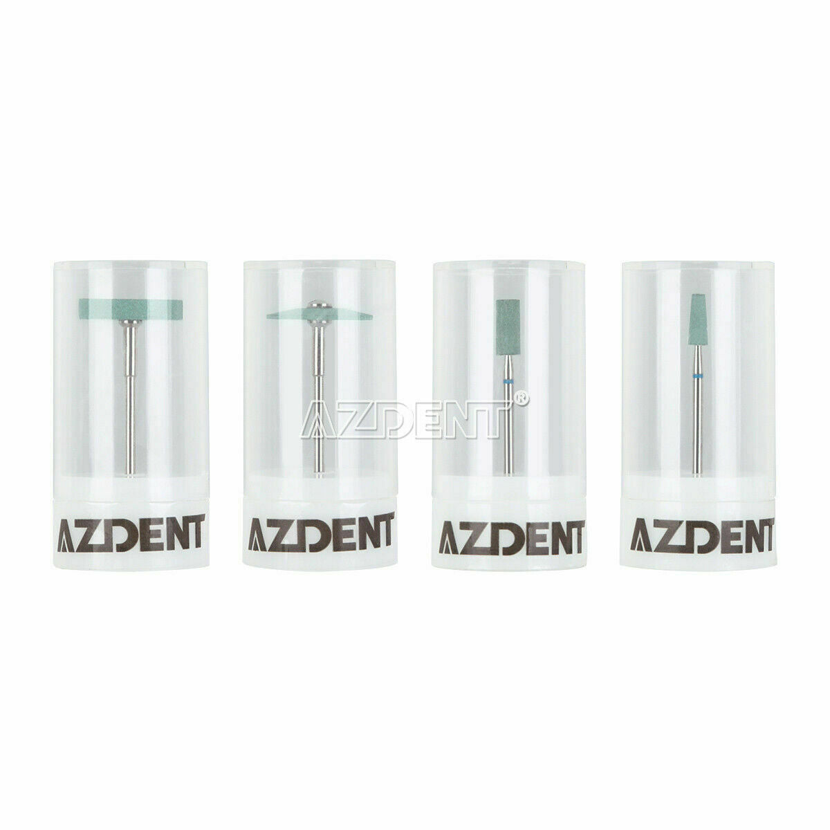 4pcs/set Dental Lab Ceramic Diamond Grinder Zirconia Porcelain Polisher 2.35mm