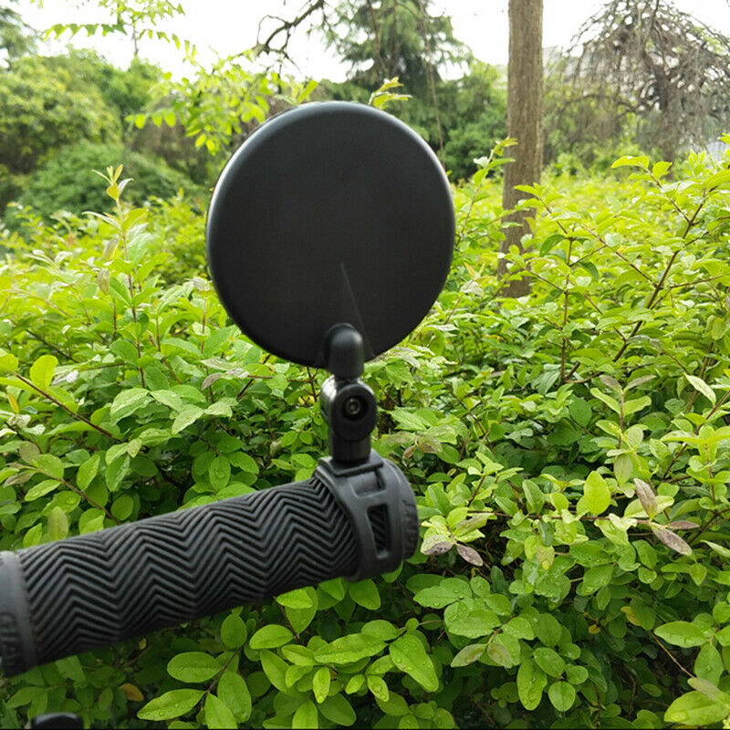 2Pcs Bicycle Mirror Handlebar Rearview Mirror Wide Angle 360 degree RotateB Lt