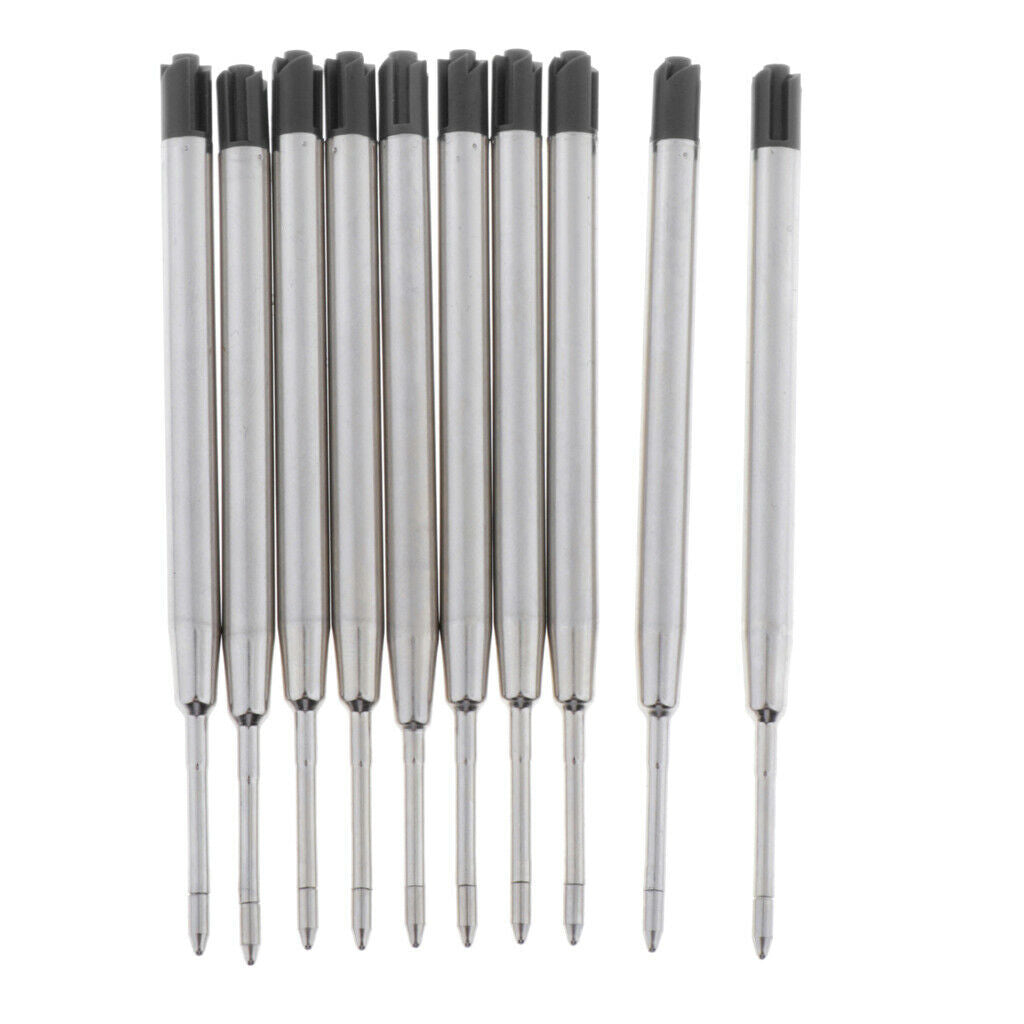 10 pieces rollerball gel pen ballpoint pen refill refills set