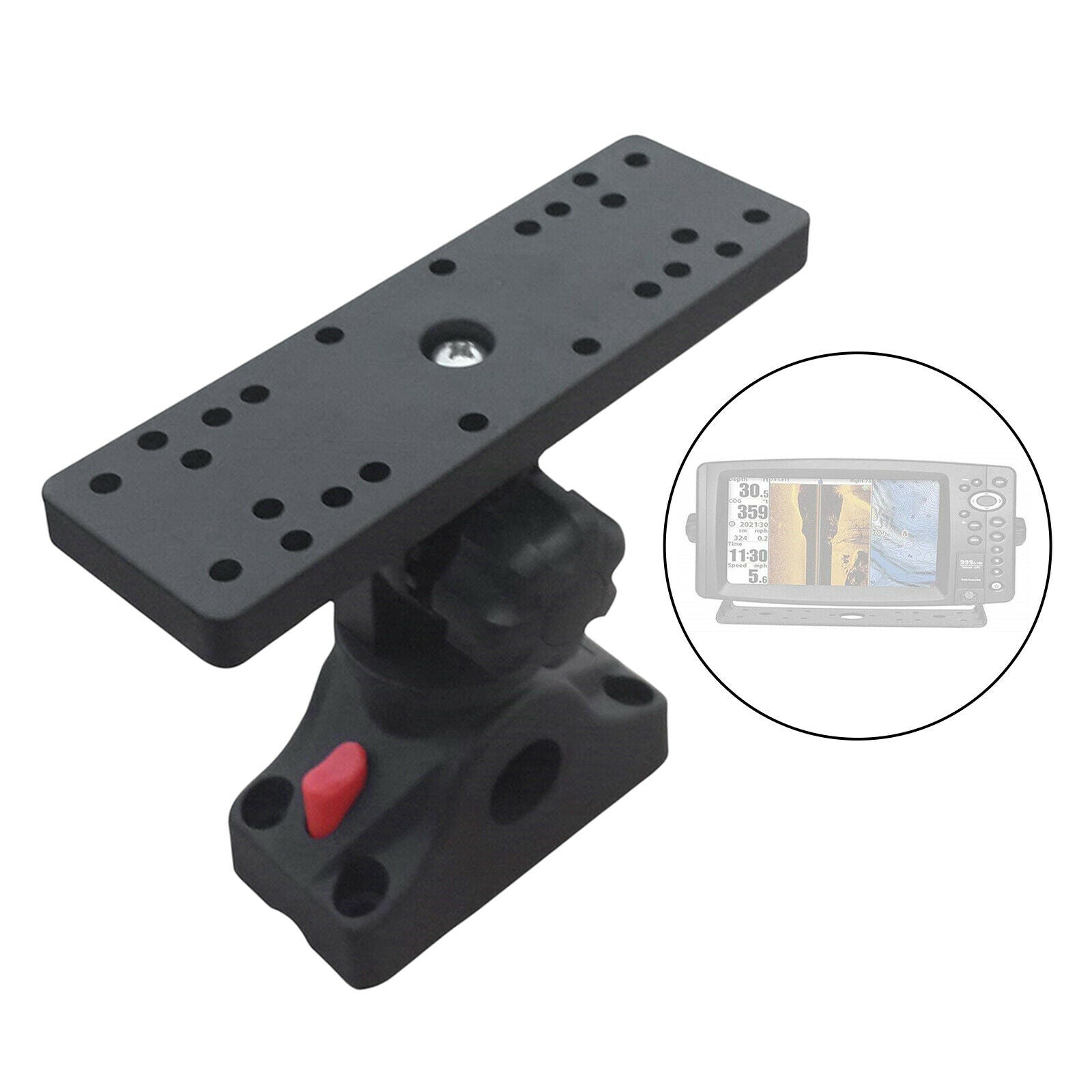 Fish Finder Holder Fishfinder 360 Degree Rotating Impact-resistant Durable