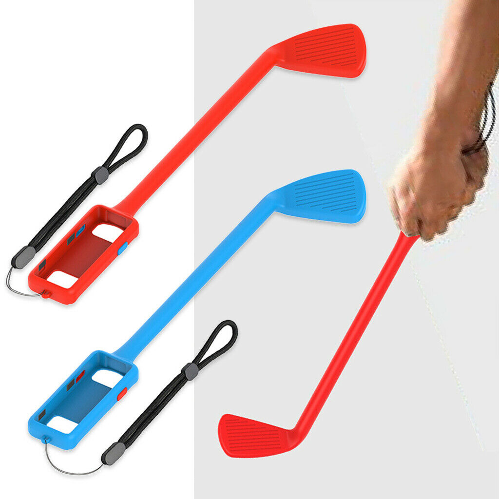New Golf Clubs Hand Grip For Nintendo Switch Joy-Con Mario Golf Game