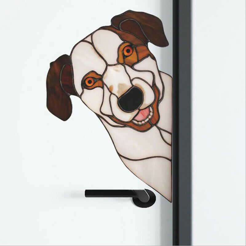 Cute Dog Wall Stickers Household Wall Windows Glass Decoration Animal Sti.l8