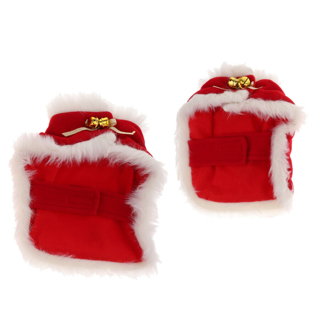 Cat Dog Christmas Cloak - Cat Dog Costume Santa Cloak for Kitty Cat Dog, Red