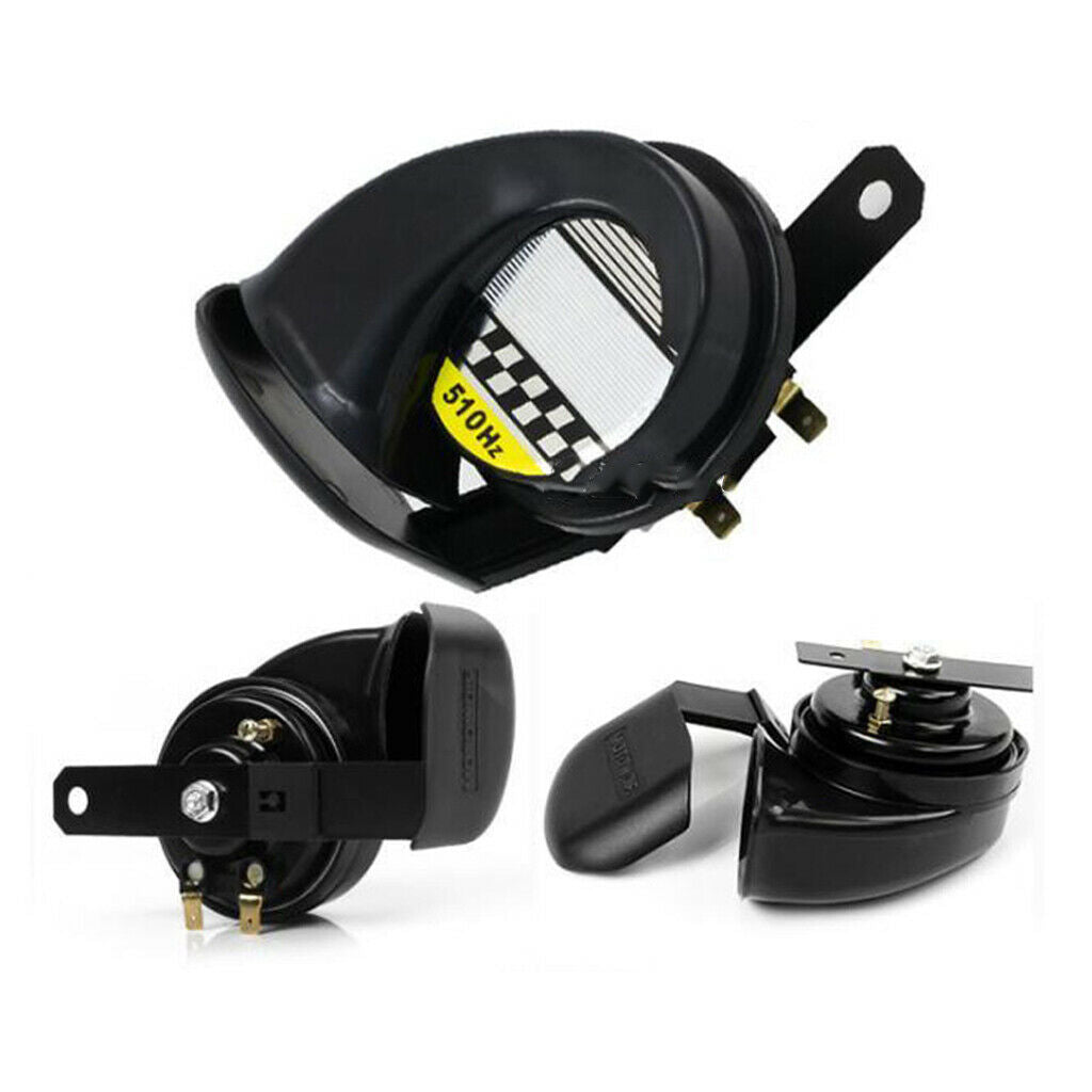 2pcs 110db 30W Motorcycle Snail Air Horn Car Horn Loudspeake for Vehicle