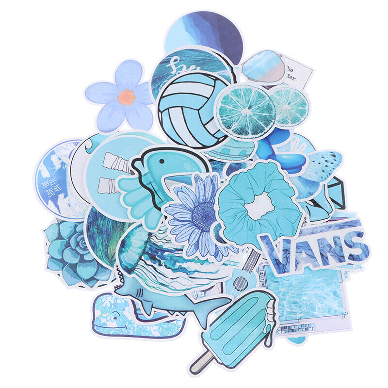 53 PCS Cute Cartoon Stickers Fashion Girl Pink Anime Graffiti Sticke.l8