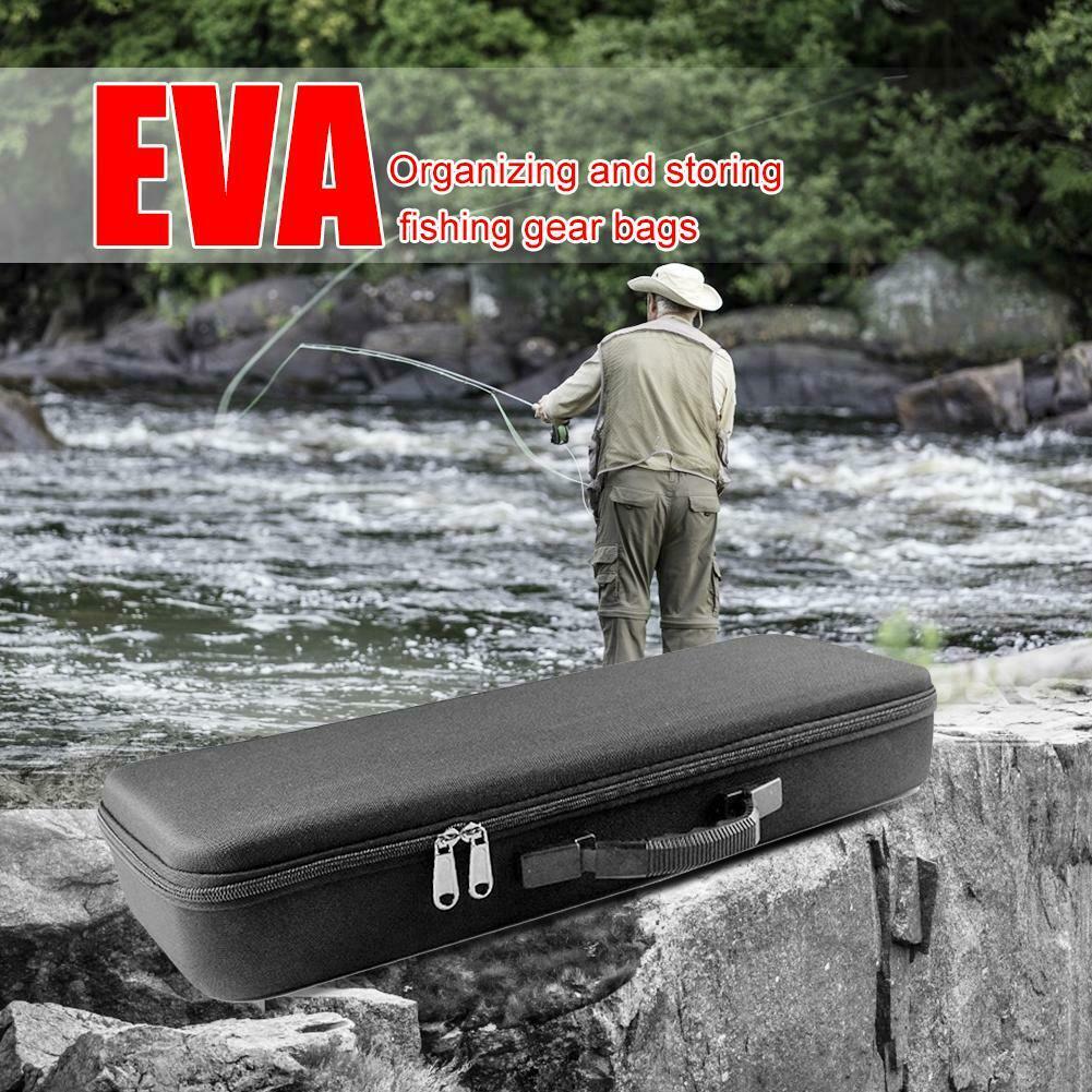 600D Nylon Fabric Fishing Rod Reel Accessory Toolbag Organizer Fishing Gear Bags