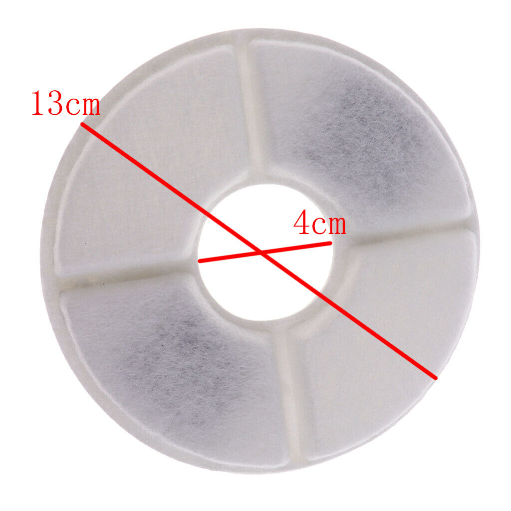 2PCs Pet Water  Replacement Filters, Premium Cotton Activated