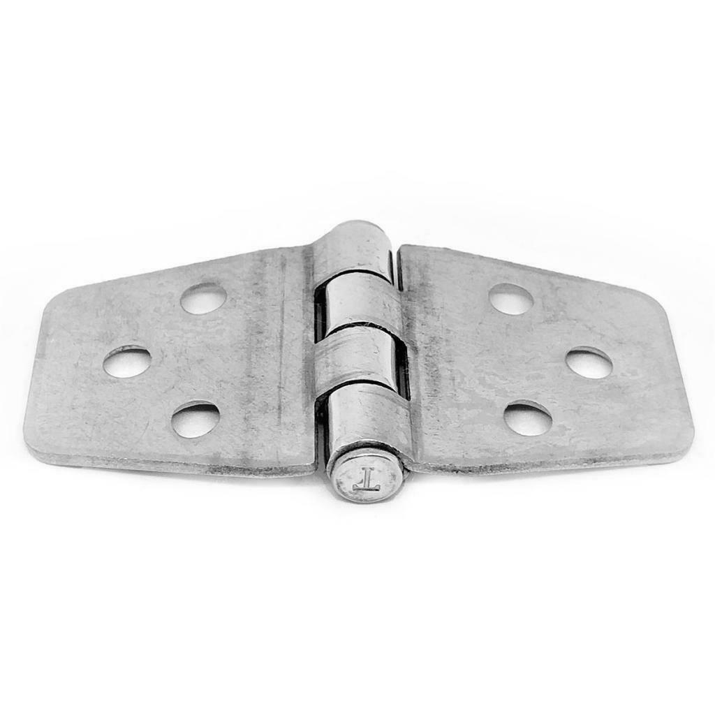 Marine Grade 316 Stainless Steel Door Hinge w/ Cover for Boats RV Horsebox