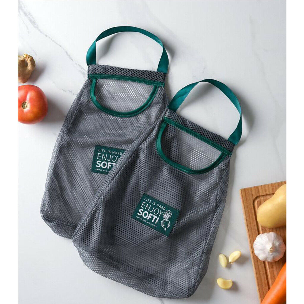 Foldable Reusable Grocery Bag Net Bag for Fruit Vegetable  Potatoes