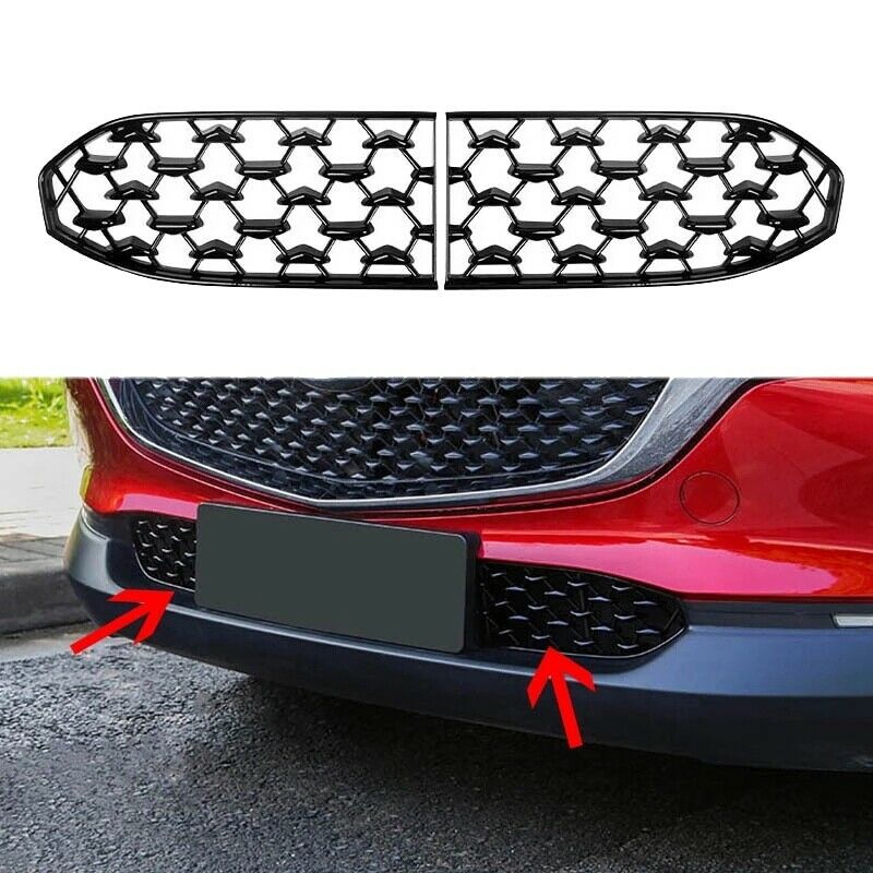 Car Front Lower Grille Bumper Grille Cover Decoration for Mazda CX30 CX-30 202U8