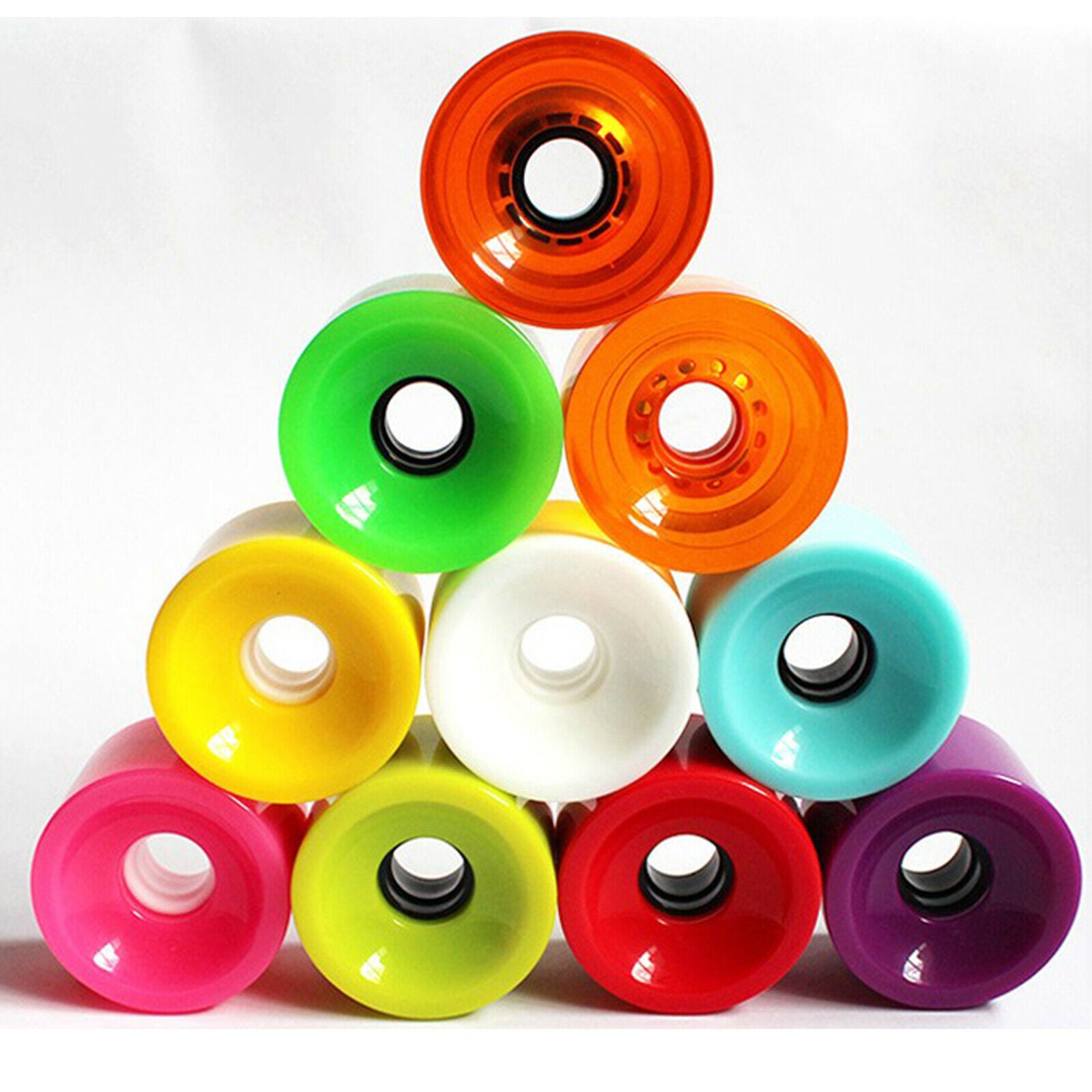 2X 4x 78A Hardness Skateboard Wheels 70X51mm Longboard Roller Parts Green