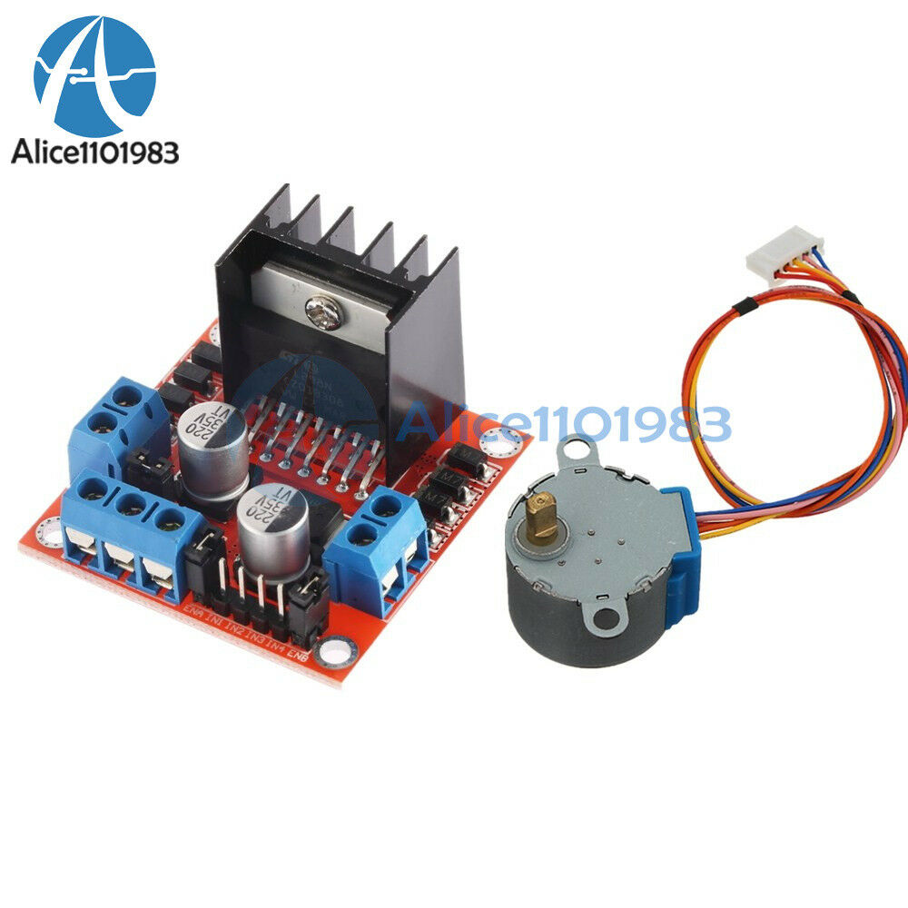L298N Dual H Bridge DC Stepper Motor Drive Module +28BYJ-48  DC 5V Stepper Motor