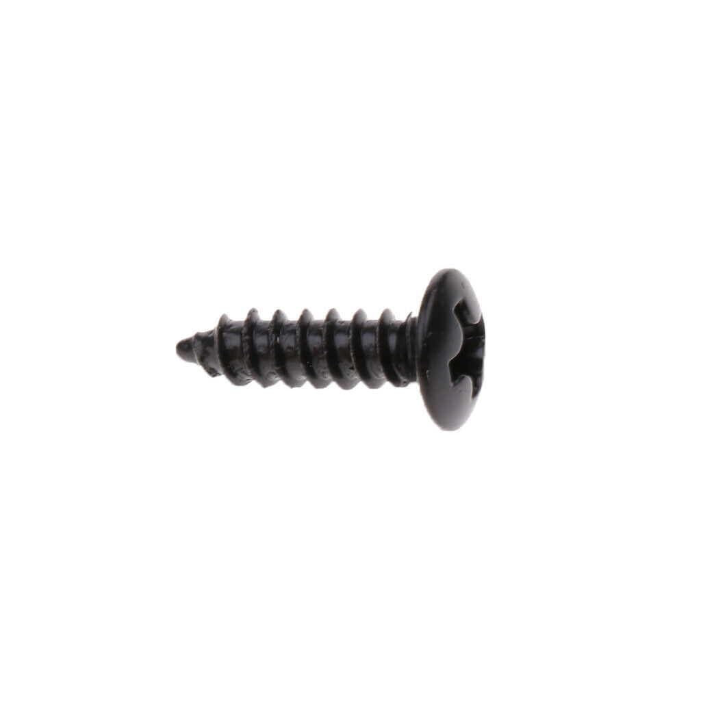 12pcs Black Guitar Pickguard Screws For ST  Guitar