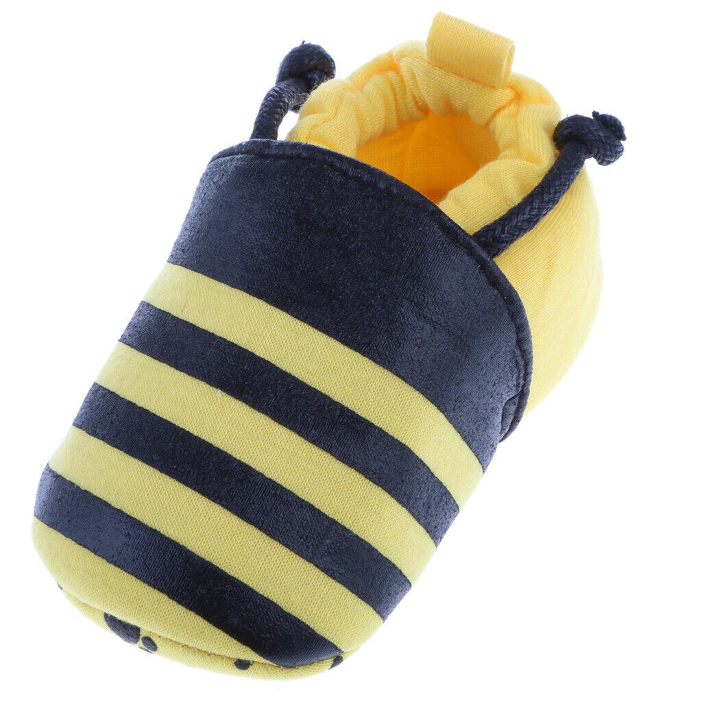 Baby Infant Cartoon Slippers Soft Sole Non Slip Toddler Crib 0-4 Months 1