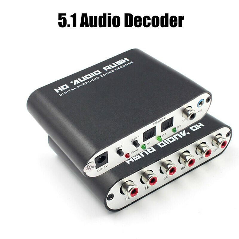5.1 Audio Gear AC-3 Digital Audio Converter LPCM To Digital Audio Decoder L Tt