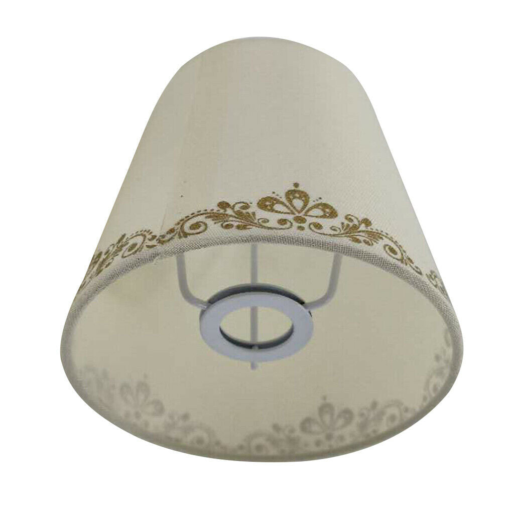2x Linen Lamp Shade Small Pendant Light Chandelier Lamp Cover Floor Light