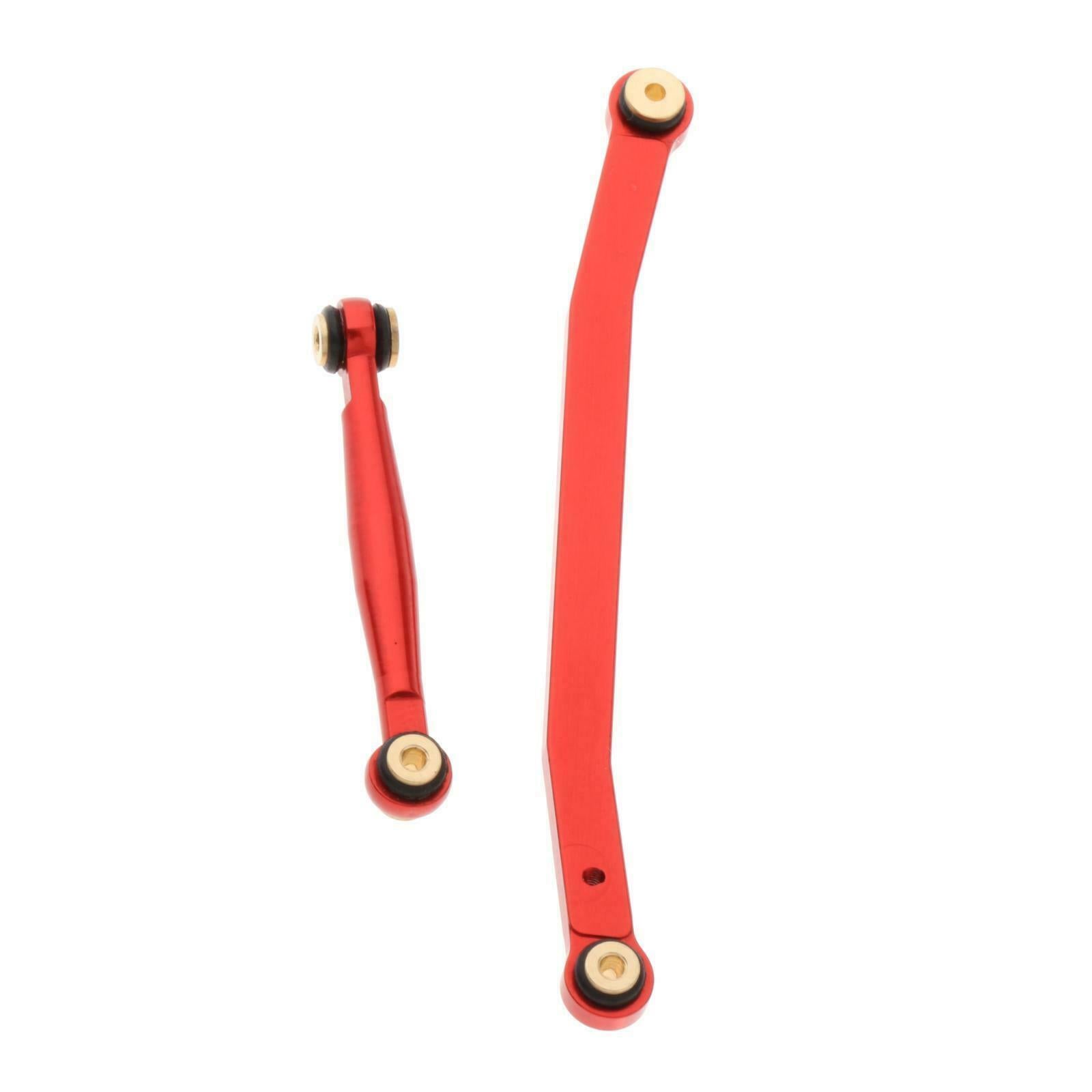 Steering Rod Links for Axial SCX24 AXI90081 AXI00001 RC Car Parts Red