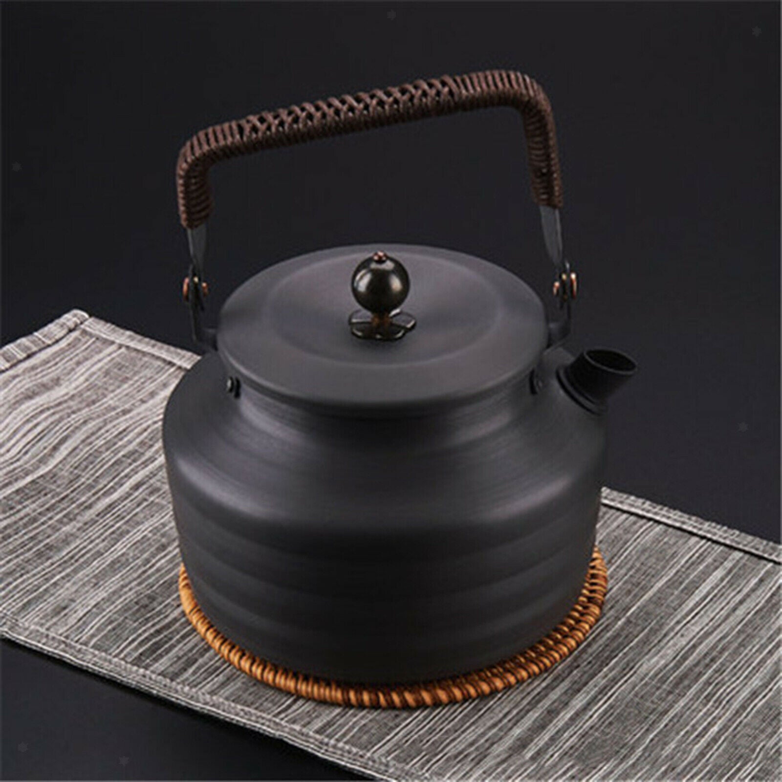 Aluminum Alloy Camping Kettle Picnic Tableware Coffee Pot Cooking Teapot