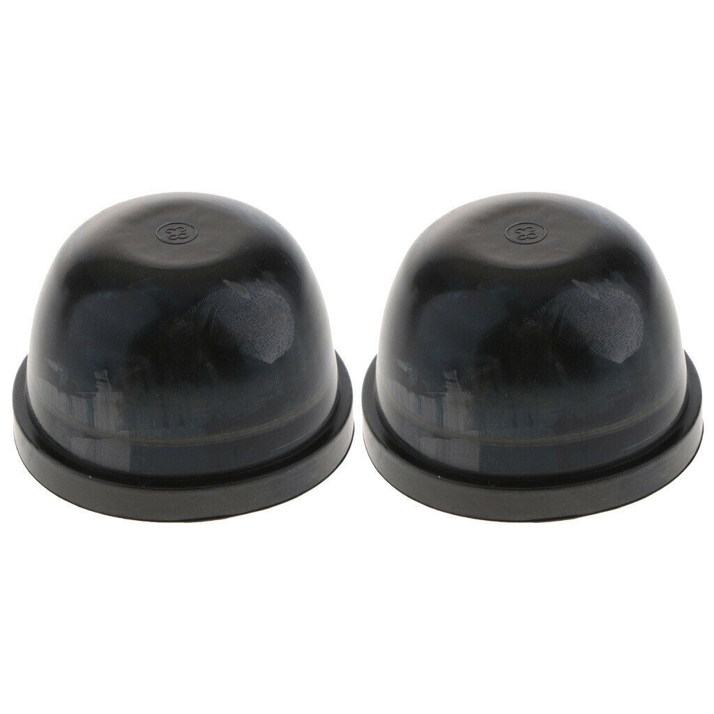 2X Universal Rubber Housing Seal Cap Dust Cover Car LED Headlight 83X60mm