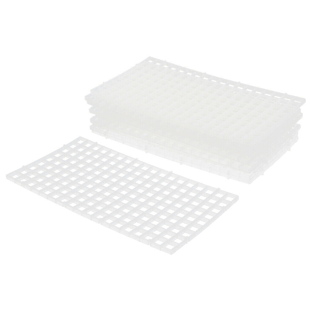 20 Packs Aquarium Plastic Divider Fish Tank Isolation Board Semi-transparent