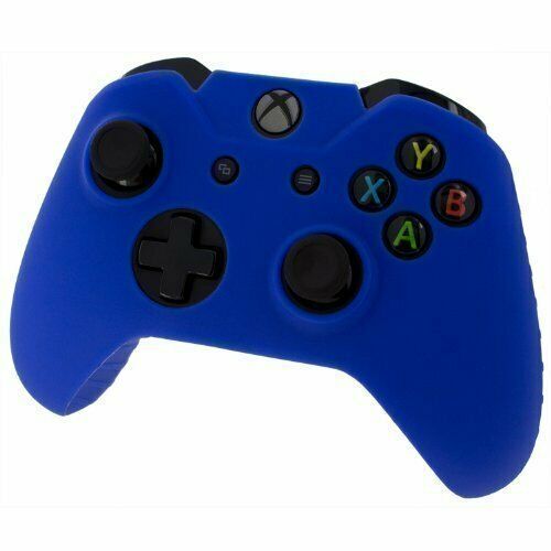 Blue Silicone Skin for Xbox One Controller Case Cover Gel Rubber Protective