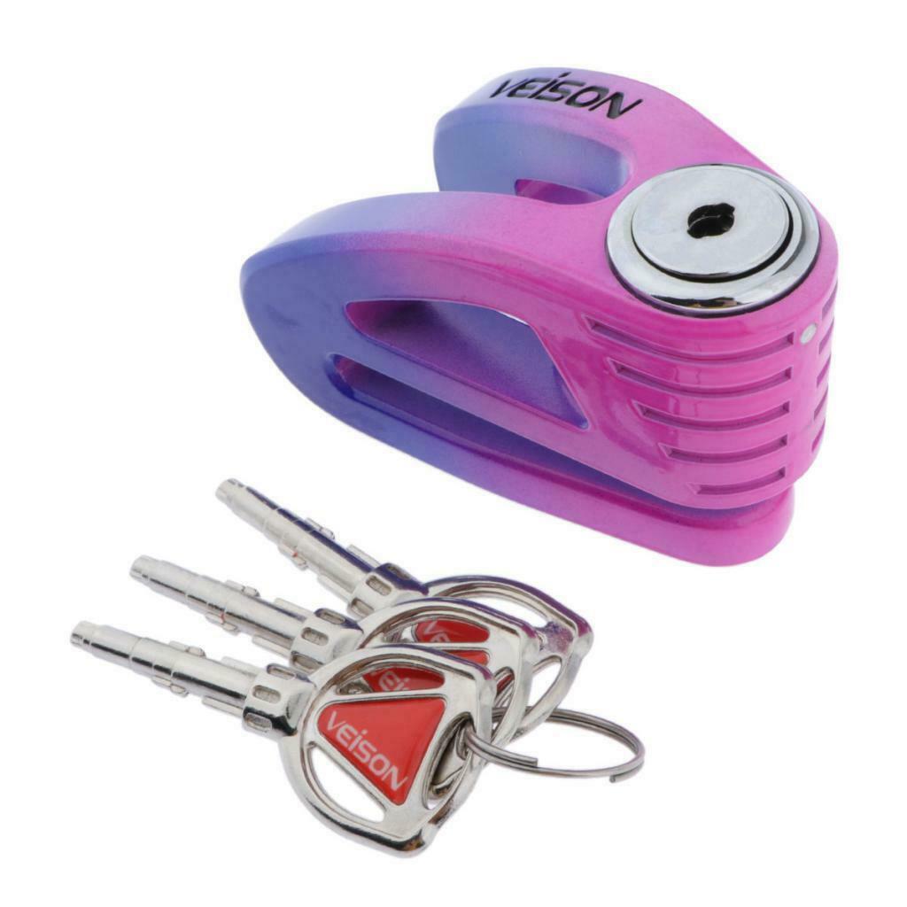 Anti-theft DX11 Wheel Disc Brake Lock Alarm Warning Padlock For Scooter