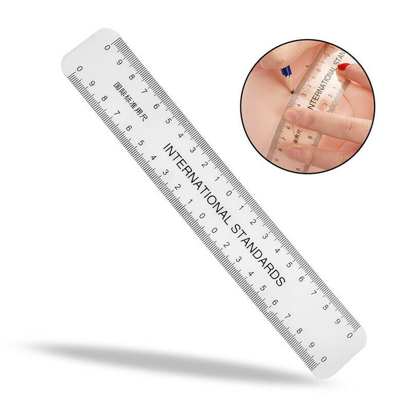 1PC Makeup Ruler Measure Tools Eyebrow Stencil Template Grooming Brow ShapinBDA
