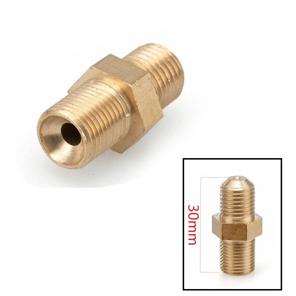 0.035" AN 4AN X 1/8 NPT Turbo Oil Feed Line Restrictor Fitting Brass NEW