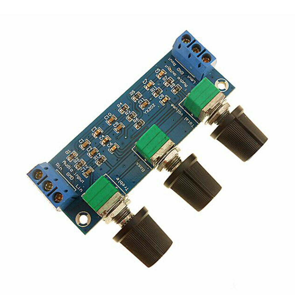 Audio Passive Tone Plate Bass Treble HIFI Sound Adjustable Module YX202