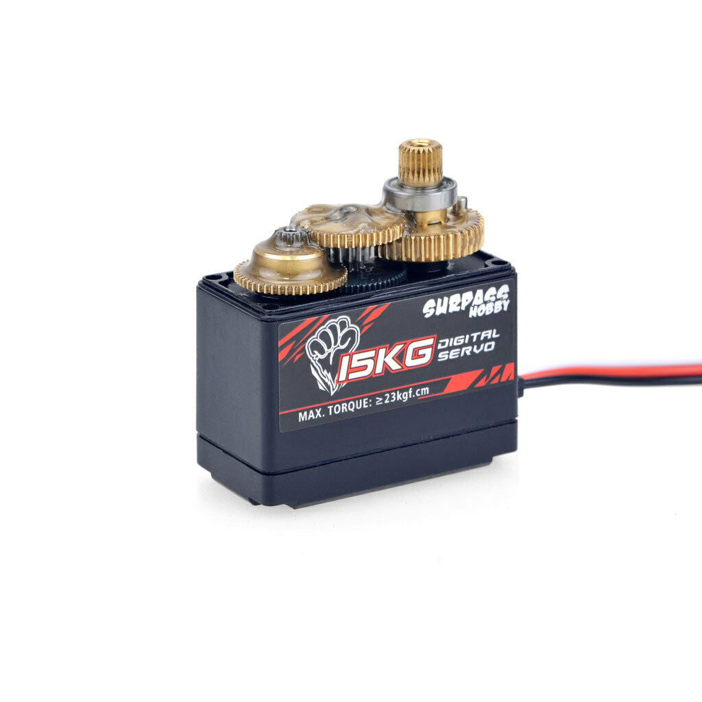 15KG High Torque Digital Servo Metal Gears for 1:10 1/8 RC Car Ship Airplane