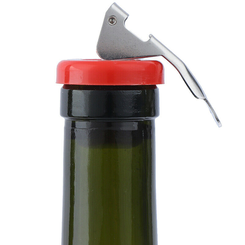 Press Wine Bottle Stopper Vacuum Sealed Plug Wine Saver Cap Barware Kitch.l8