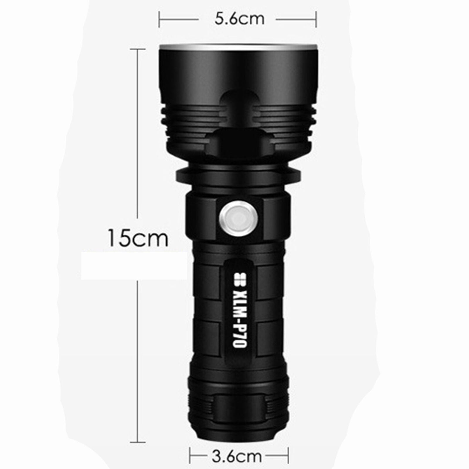 50000 LMumens Flashlight Powerful LED XHP50 Torch USB Recharge Lamp Ultra Bright