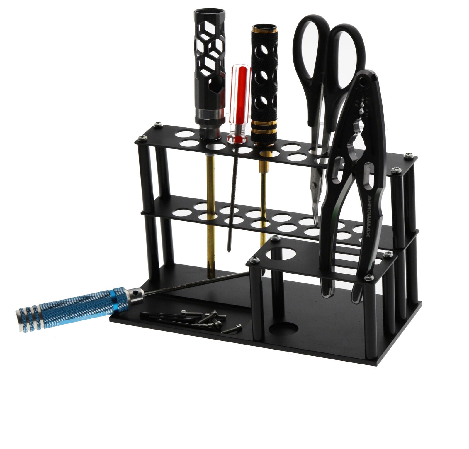 1* Screwdriver Holder Wrench Storage Rack Tool Base For TRX-4 SCX10 Drone/RC Car