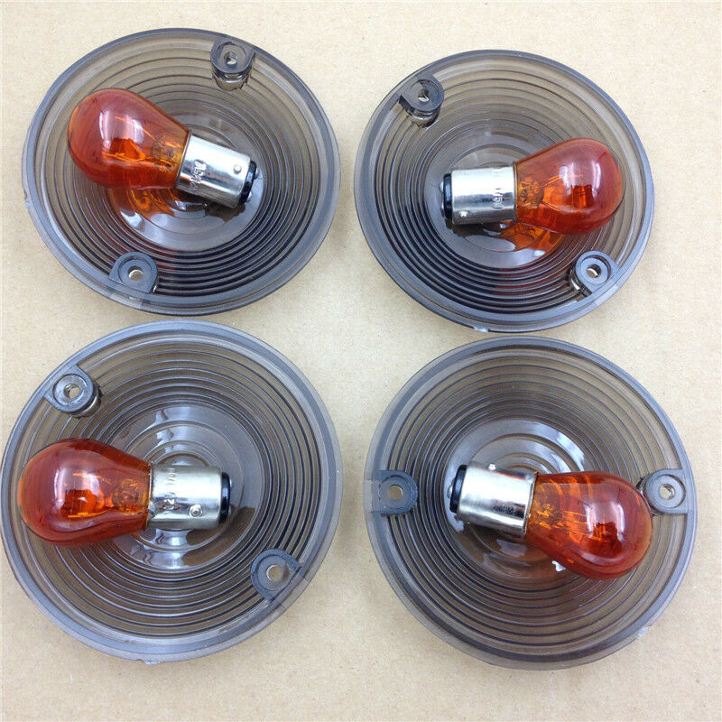 Smoke Turn Signal Lens For 98-17 Haley Davidson Road Glide FLTR FLTRU FLTRX