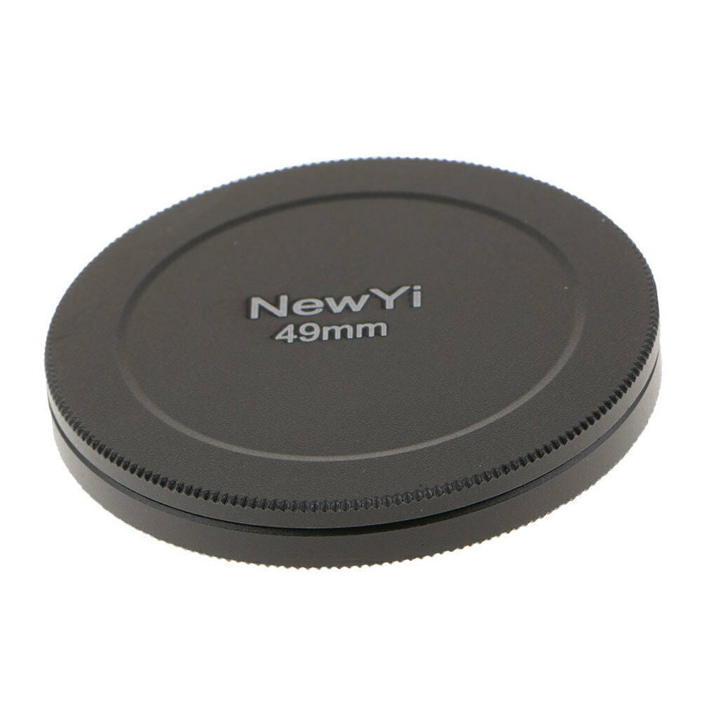49mm 1.93" UV CPL Filter Case Cover Metal Camera Lens Storage   Box Black