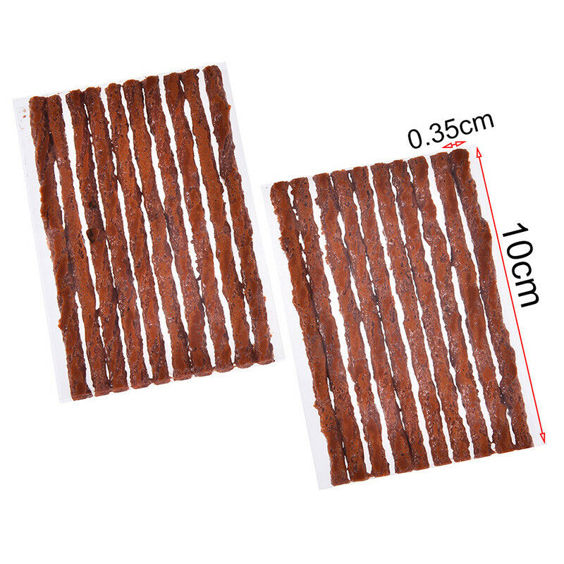 20pcs 3.5mmx100mm tyre repairing rubber strips rubber strips tyre repair  l FG
