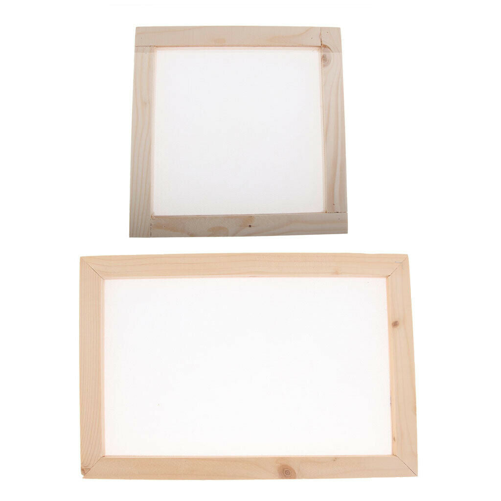 2pcs A4 Paper Making Moulds DIY Making Frame Kit Crafts Making Supplies