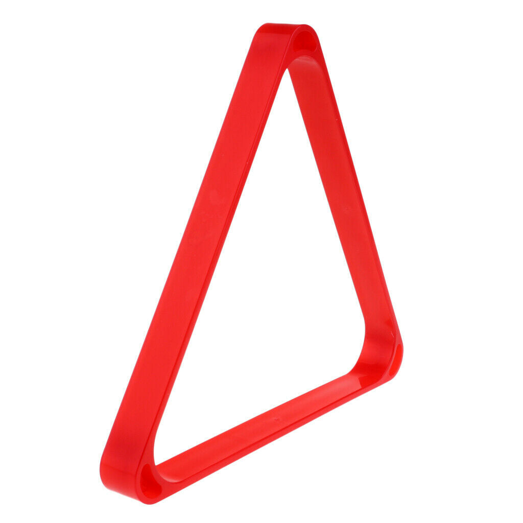 Eight Ball Pool Table Triangle Billiards Snooker Rack Repositioning Frame Red
