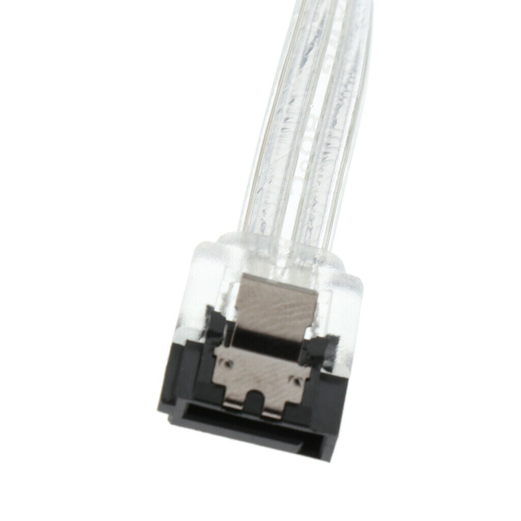 SATA3.0 Data Power Hard Dirve Cable 6.0Gbps 180 Degree With Locking Latches