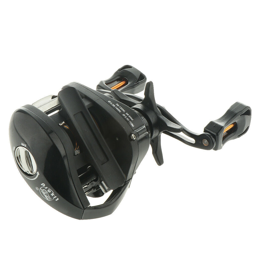 Powerful Long Casting Baitcasting Reel with Magnetic Brake System Right Hand