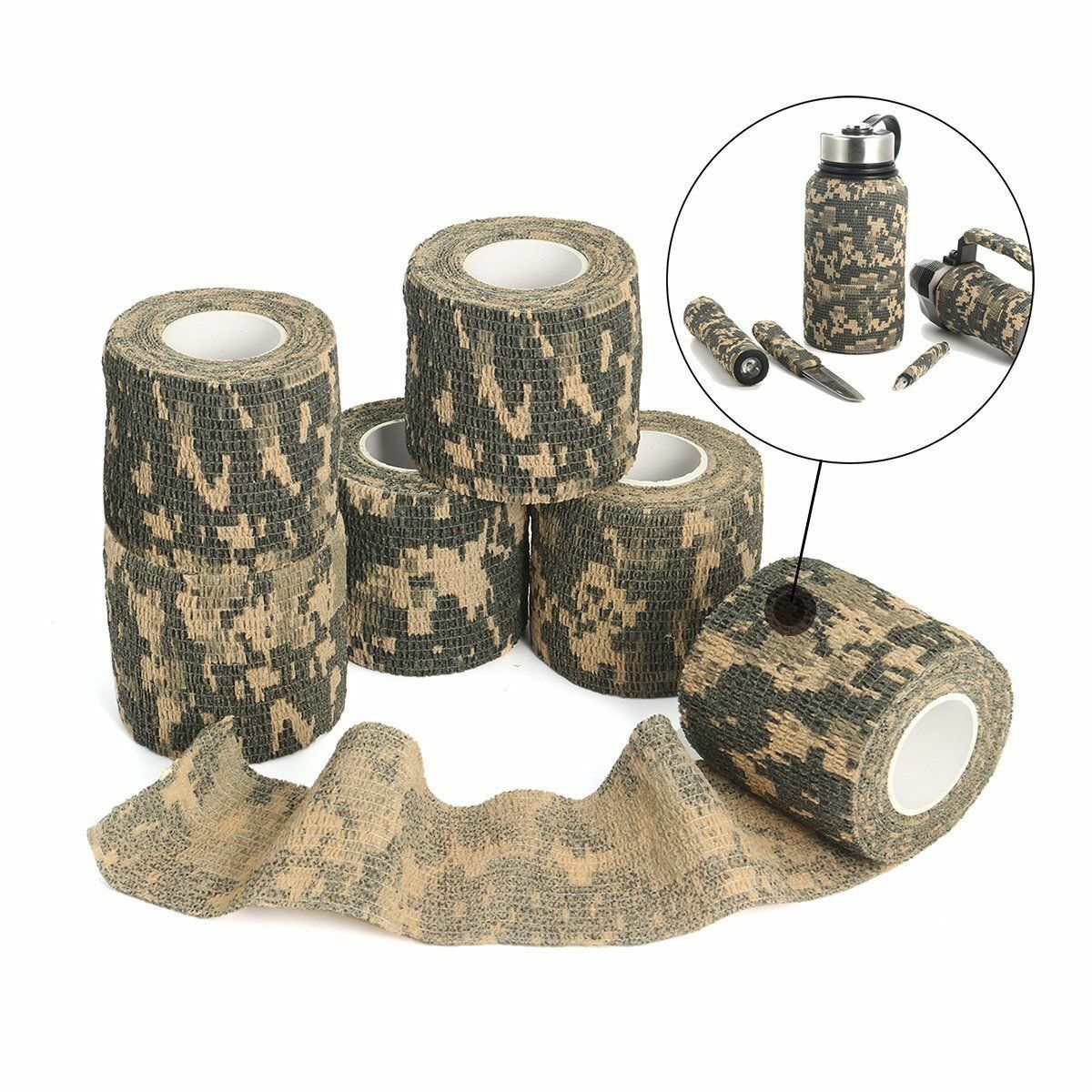 Non-woven Camo Gun Hunting Waterproof Camping Camouflage Stealth Duct Tape Wrap