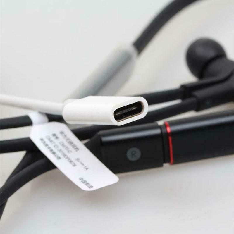 USB 2.0 Type A Male to USB 3.1 Type C Female Cable for Huawei FreeLace Earphone