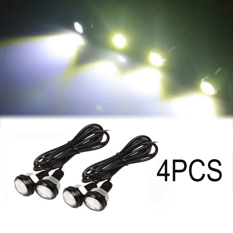 4Pcs For Chevy Colorado Silverado Ford Raptor SVT Style LED White Grille Light