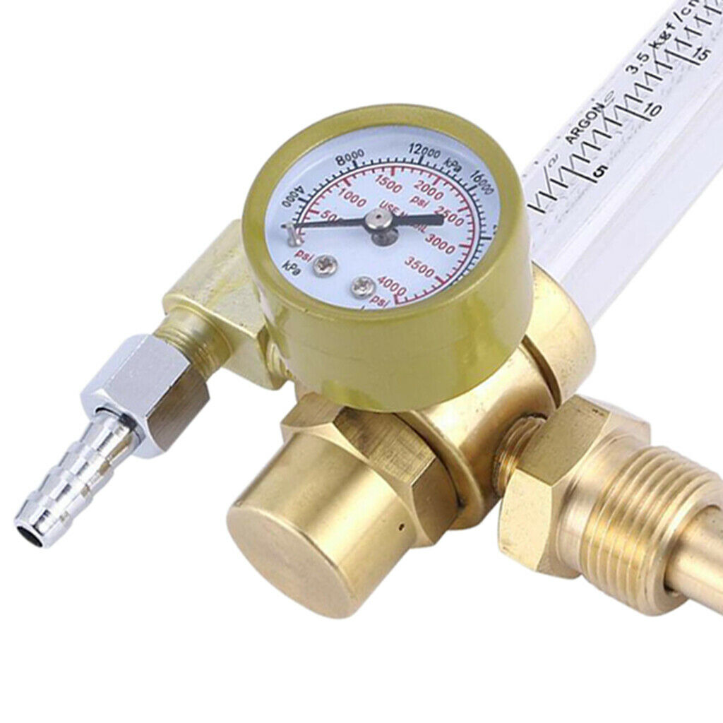 Professional CO2 TIG/MIG Full Copper Flow Meter Regulator Gas Weld CGA-580