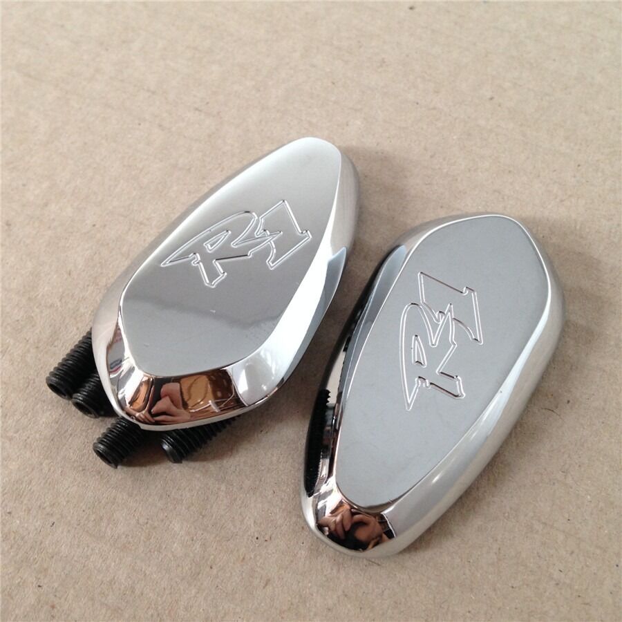 Mirror Block Off base w/ Bolts  for 2005  Yamaha R1 YZF-R1 YZFR1 Chrome