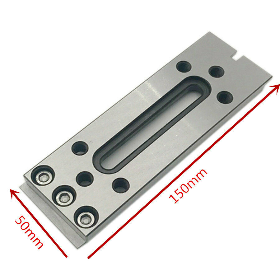 1x Wire EDM Fixture Board Stainless Jig Tool For Clamping And Leveling 150x50x15