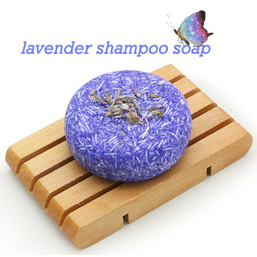 5 Pieces 100% Natural Shampoo Soap Bar Anti-Dandruff Oil Control Hair Growth