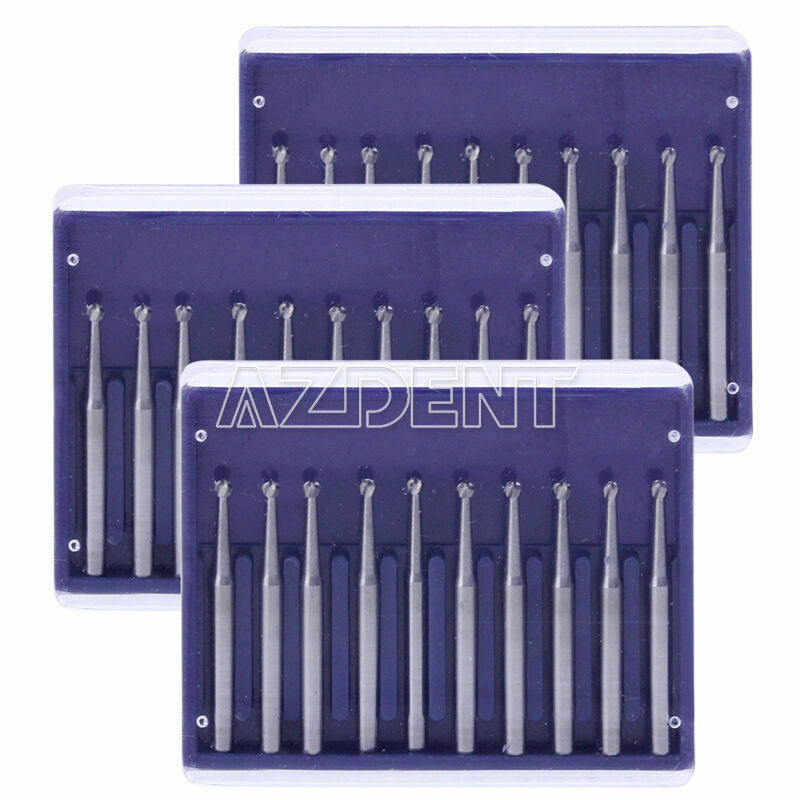 5 X Dental Tungsten Carbide Burs FG-3 For High Speed Handpiece 10pcs/Pack 1.6mm